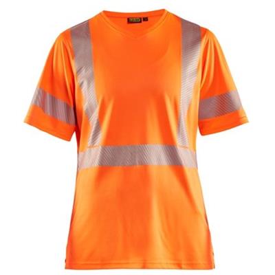 Varsel-t-shirt Dam Varselgul Orange XS